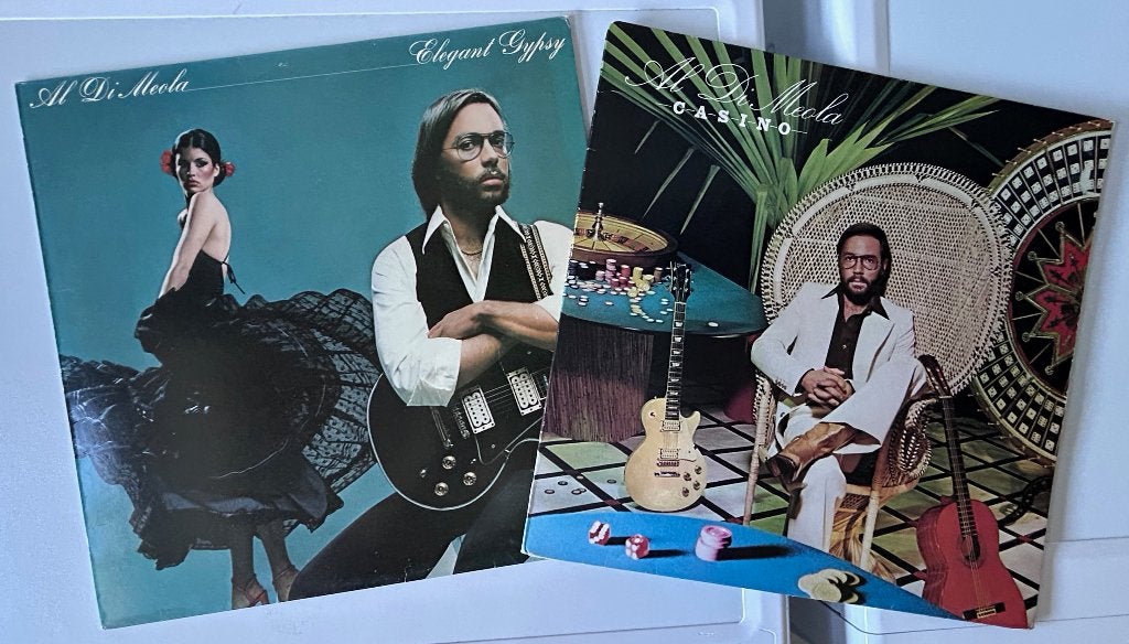 AL DI MEOLA - Elegant gypsy & Casino ( 2 LPs; NMINT ), LP, Jazz-fusion, Ophalen of Verzenden, Zo goed als nieuw