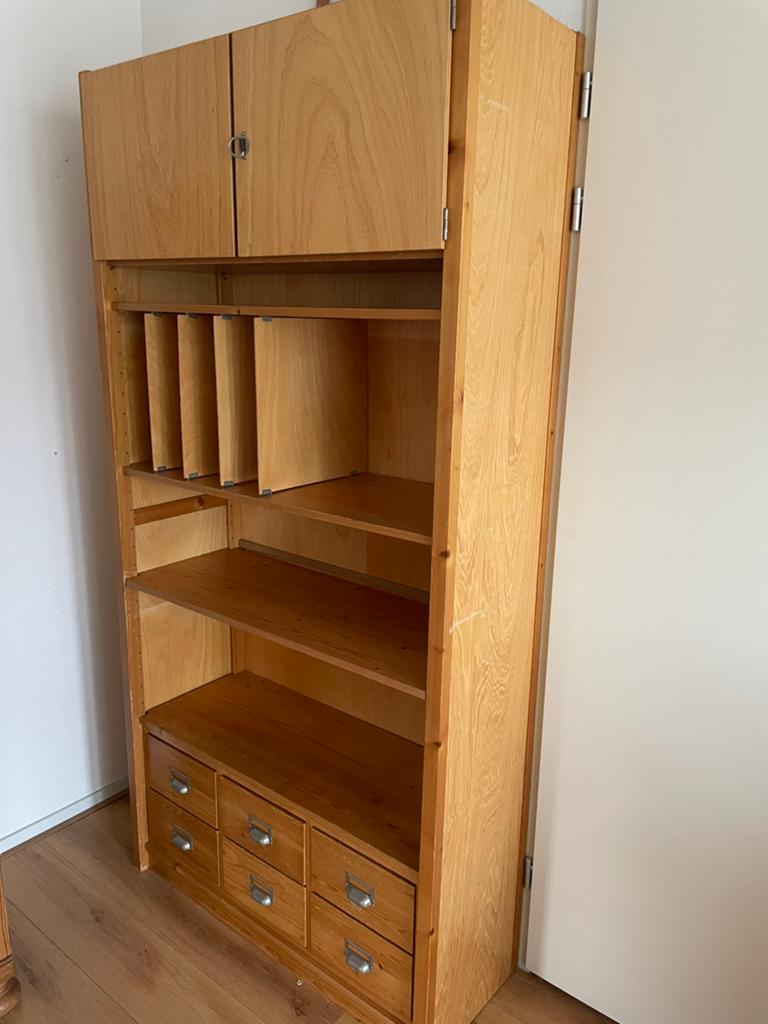 Mooe apothekers kast, Huis en Inrichting, Kasten | Boekenkasten, Ophalen, Gebruikt, 25 tot 50 cm, 100 tot 150 cm