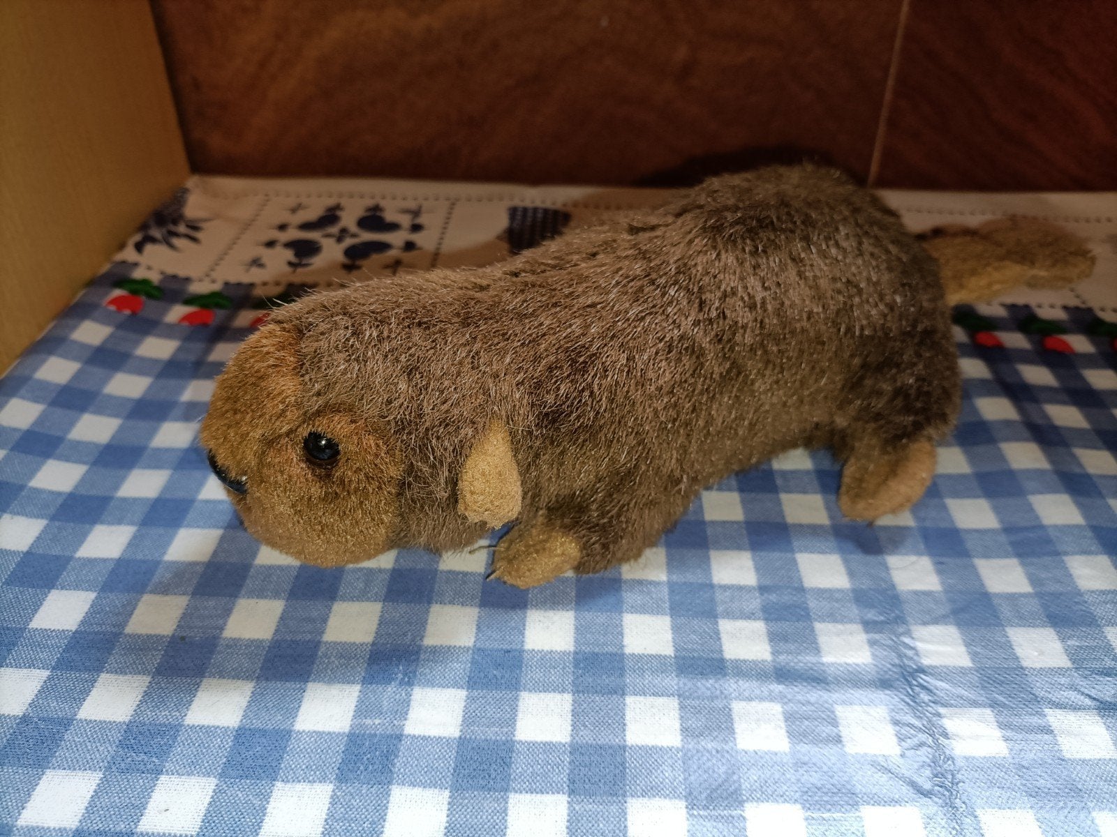 Bever knuffel 25 cm lang, Ophalen of Verzenden, Zo goed als nieuw, Overige typen