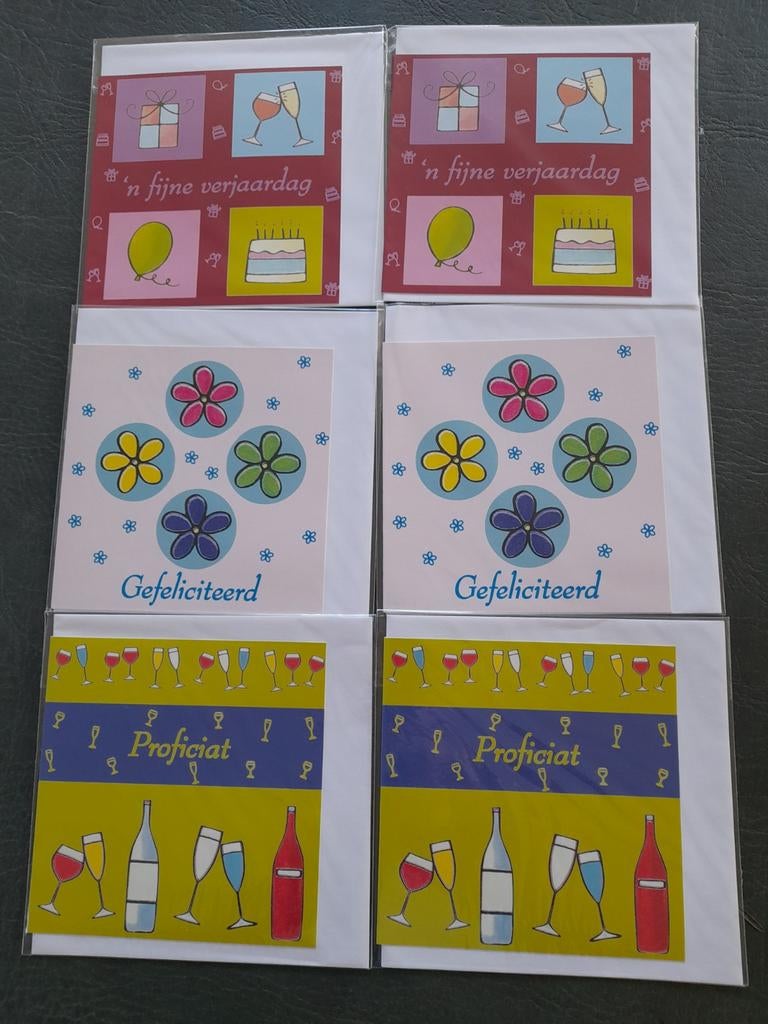Felicitatiekaarten, Ophalen, Nieuw