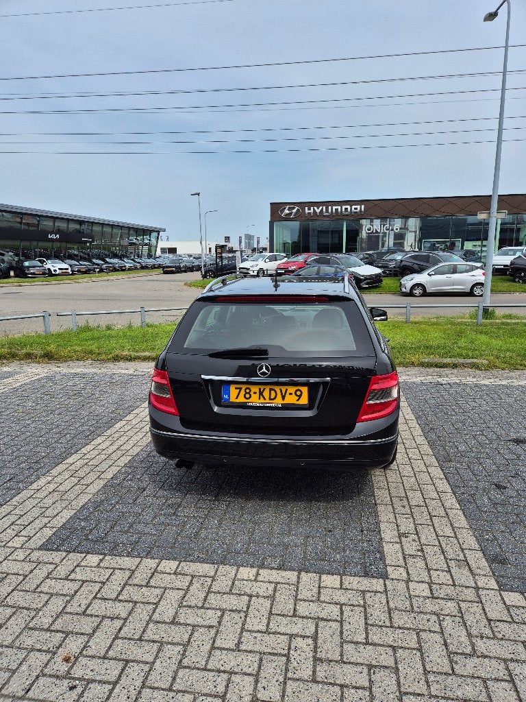 Mercedes-Benz C-Klasse 1.6 C180 Kompr. Estate AUT 2009 Zwart, Achterwielaandrijving, 1800 kg, Zwart, Zwart