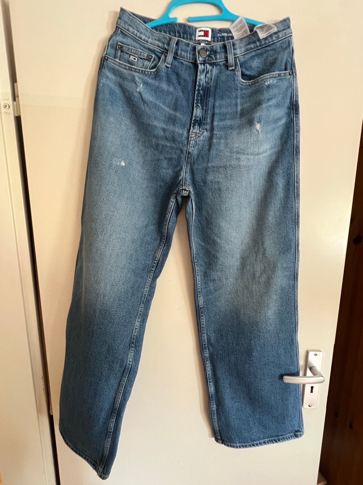 Tommy Jeans Claire High Wide spijkerbroek W30/L30, Ophalen of Verzenden, Zo goed als nieuw, Blauw, W30 - W32 (confectie 38/40)