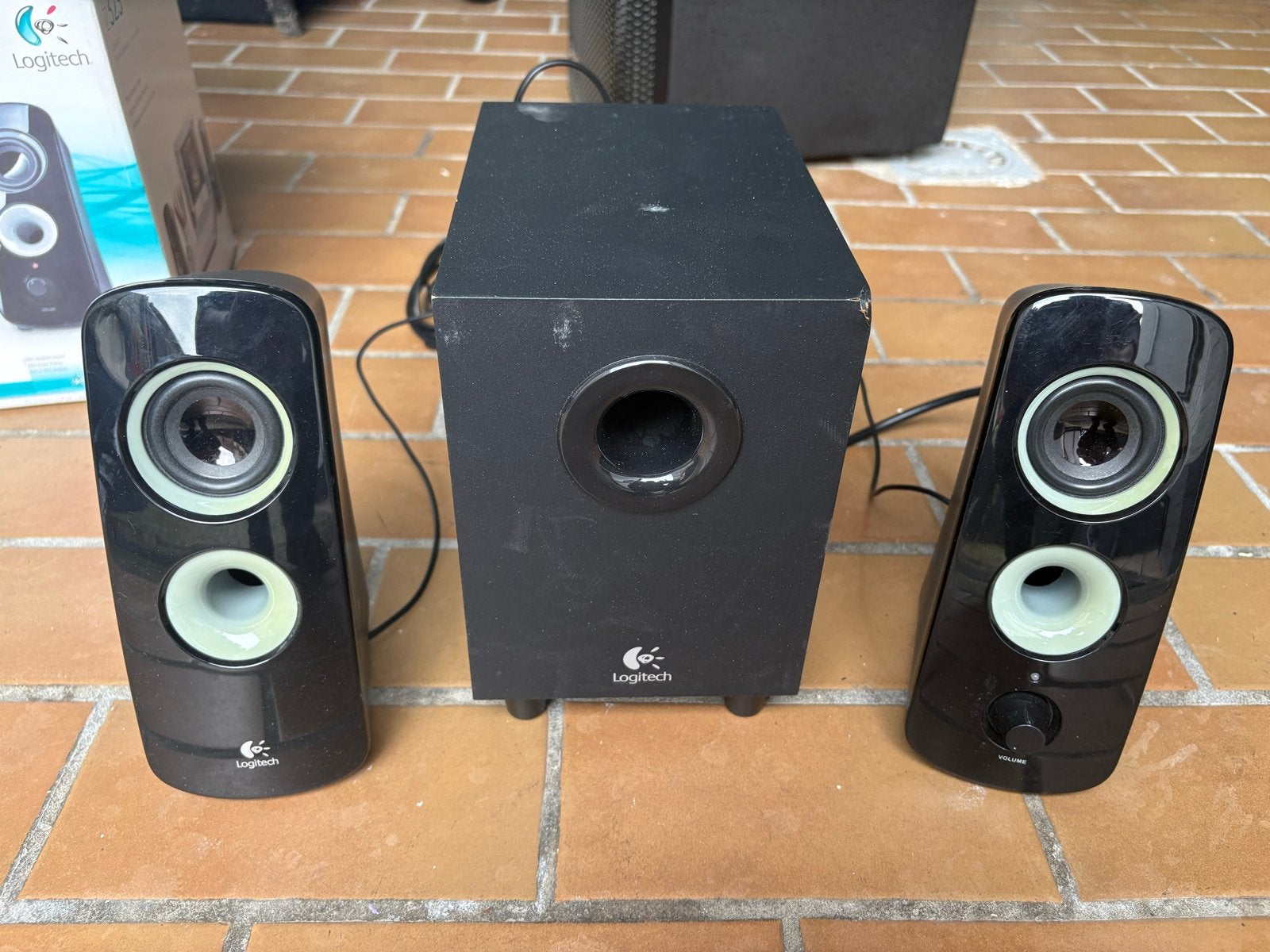 Logitech Z323 2.1 Luidsprekerset, Ophalen of Verzenden, Gebruikt, Audiokanaal 2.1