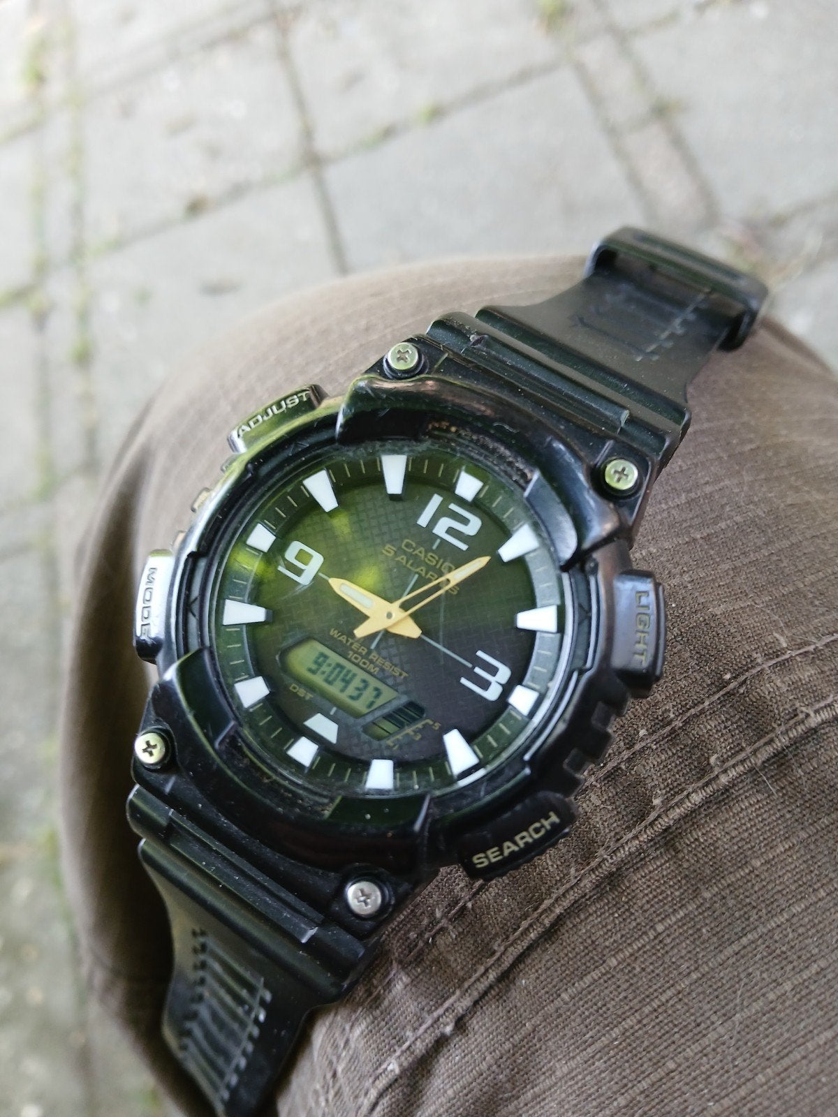 Casio Tough Solar AQS810W - Robuust en Betrouwbaar Horloge, Ophalen of Verzenden, Gebruikt, Casio