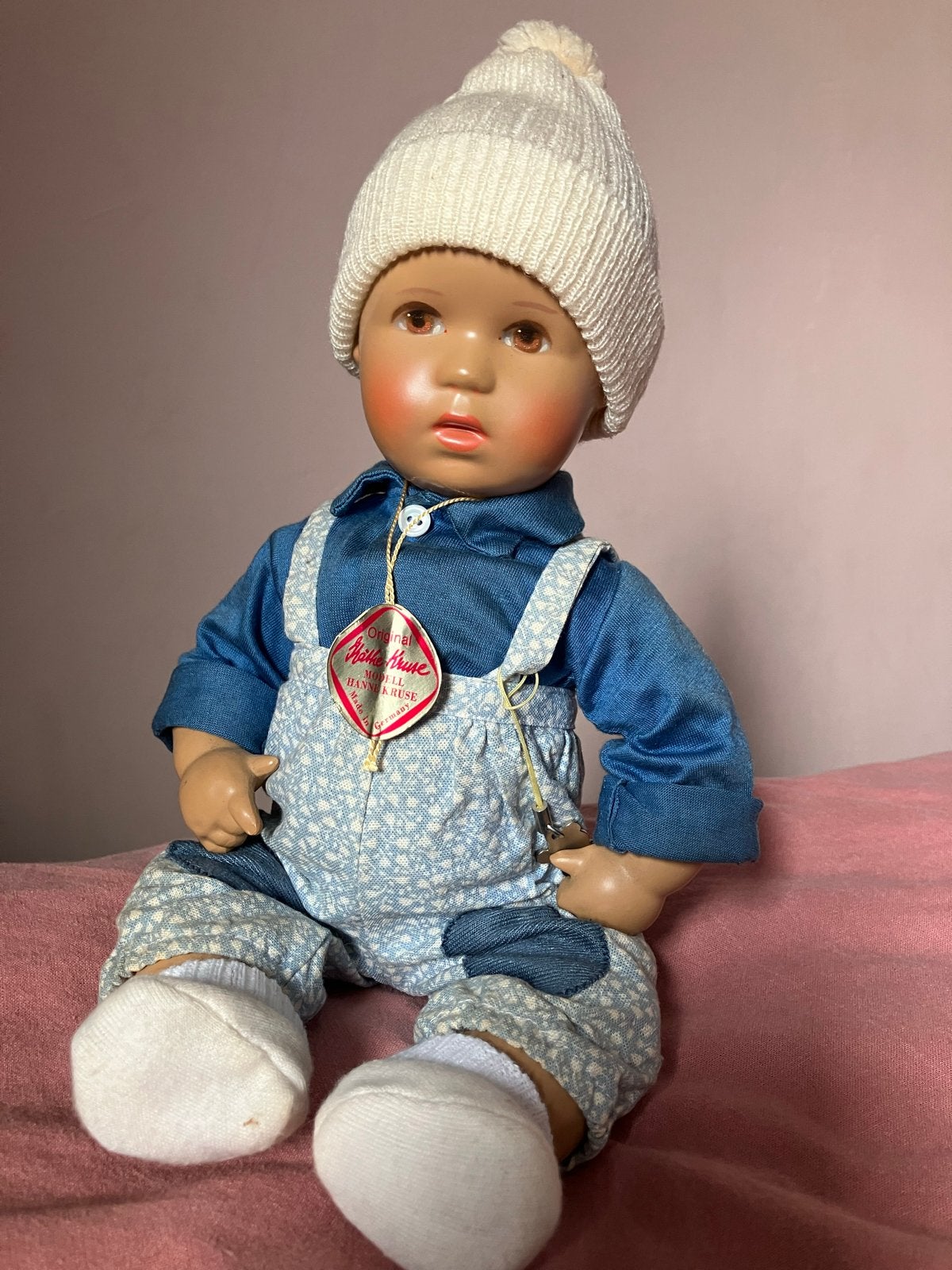Originele Käthe Kruse Babypop - Model Hanne Kruse, Verzenden, Zo goed als nieuw, Babypop