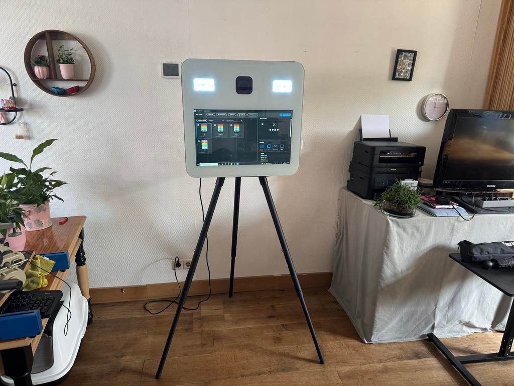 Fotobooth/Photobooth met printer (Canon + DNP) – compleet, Hobby en Vrije tijd, Feestartikelen | Verhuur, Ophalen, Zo goed als nieuw