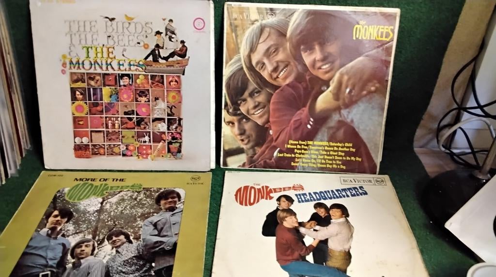 THE  MONKEES  4x, Cd's en Dvd's, Ophalen of Verzenden, Zo goed als nieuw, Overige formaten, Poprock