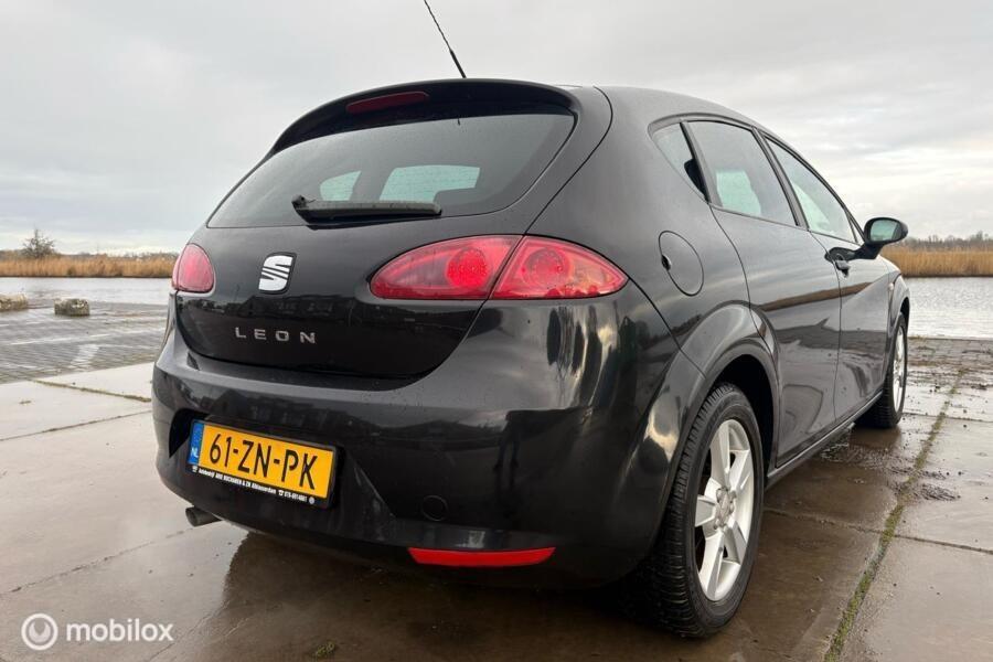 Seat Leon 1.6 Sport|Airco|Elektr ramen |2008|, Auto's, Seat, Stof, Gebruikt, Zwart, 4 cilinders