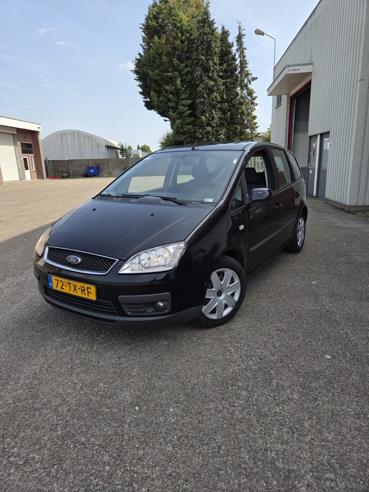 Ford C-Max 1.6 74KW 2007 Zwart, Voorwielaandrijving, 1596 cc, Stof, 4 cilinders