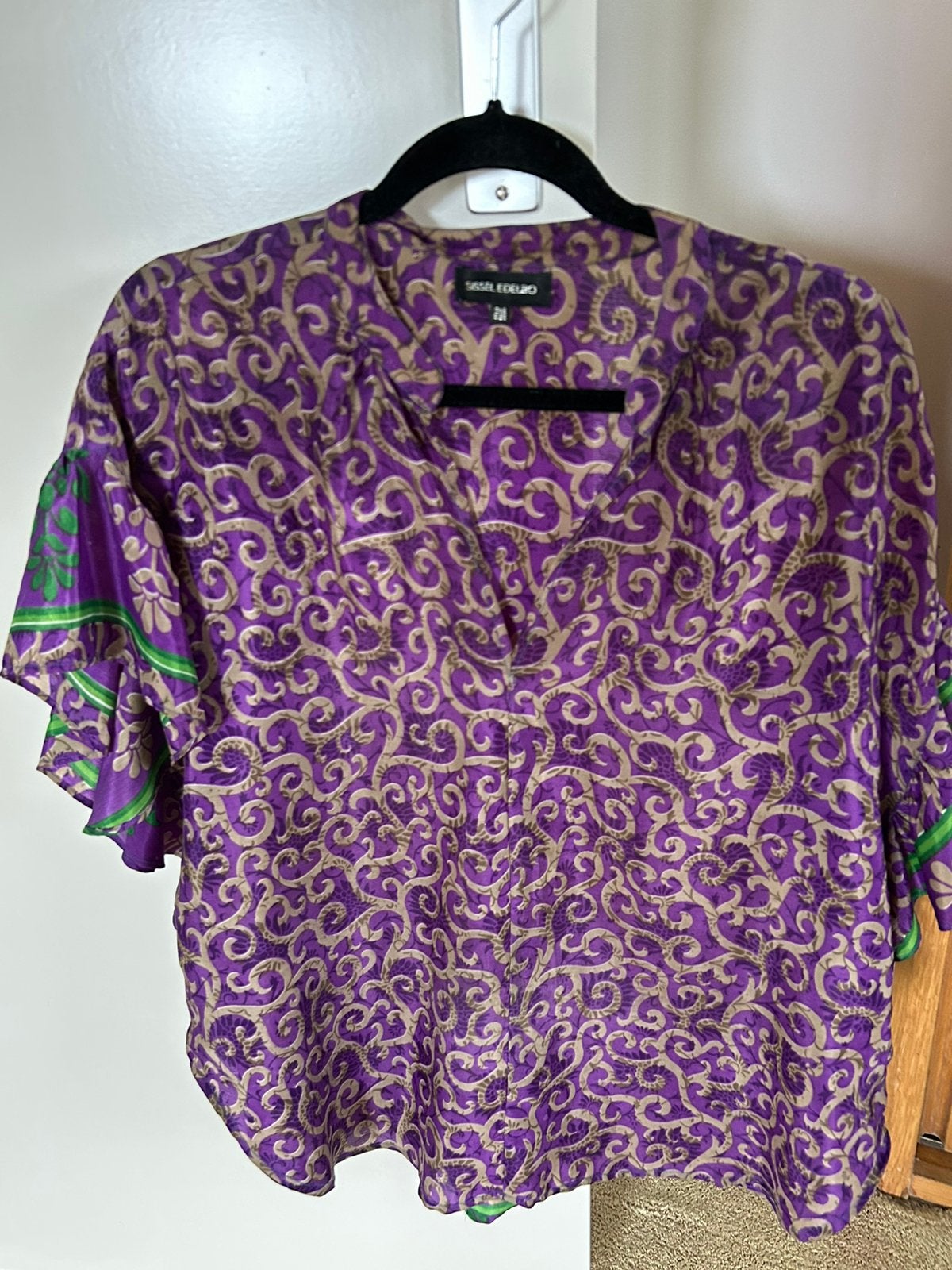 Sissel Edelbo. Blouse.   One size., Ophalen of Verzenden, Zo goed als nieuw, Maat 38/40 (M)