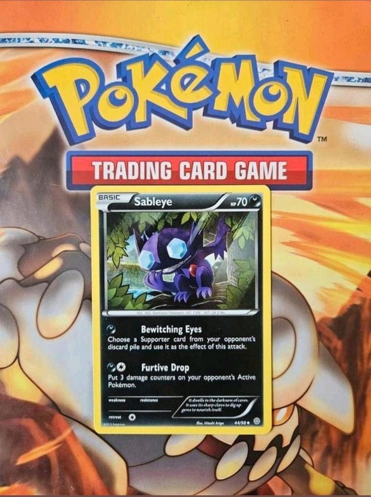 Sableye 44/98 XY Ancient Origins pokemon kaart, Ophalen of Verzenden, Zo goed als nieuw, Losse kaart