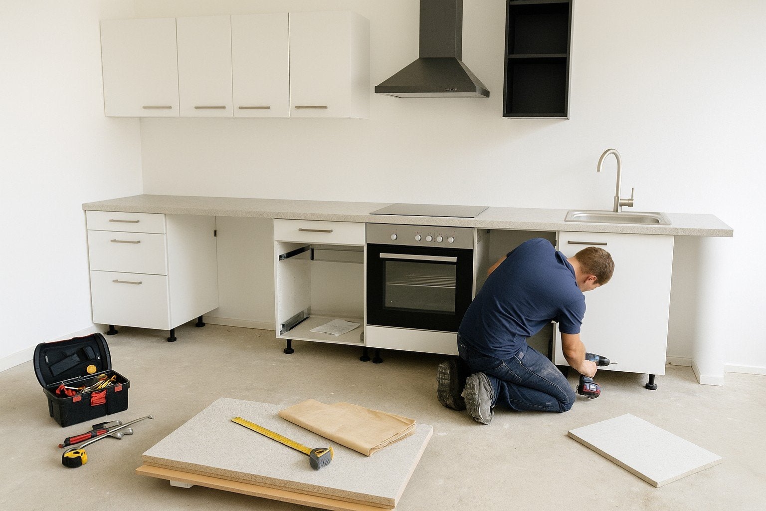 Keuken monteur, kasten, vaatwasser, Ophalen