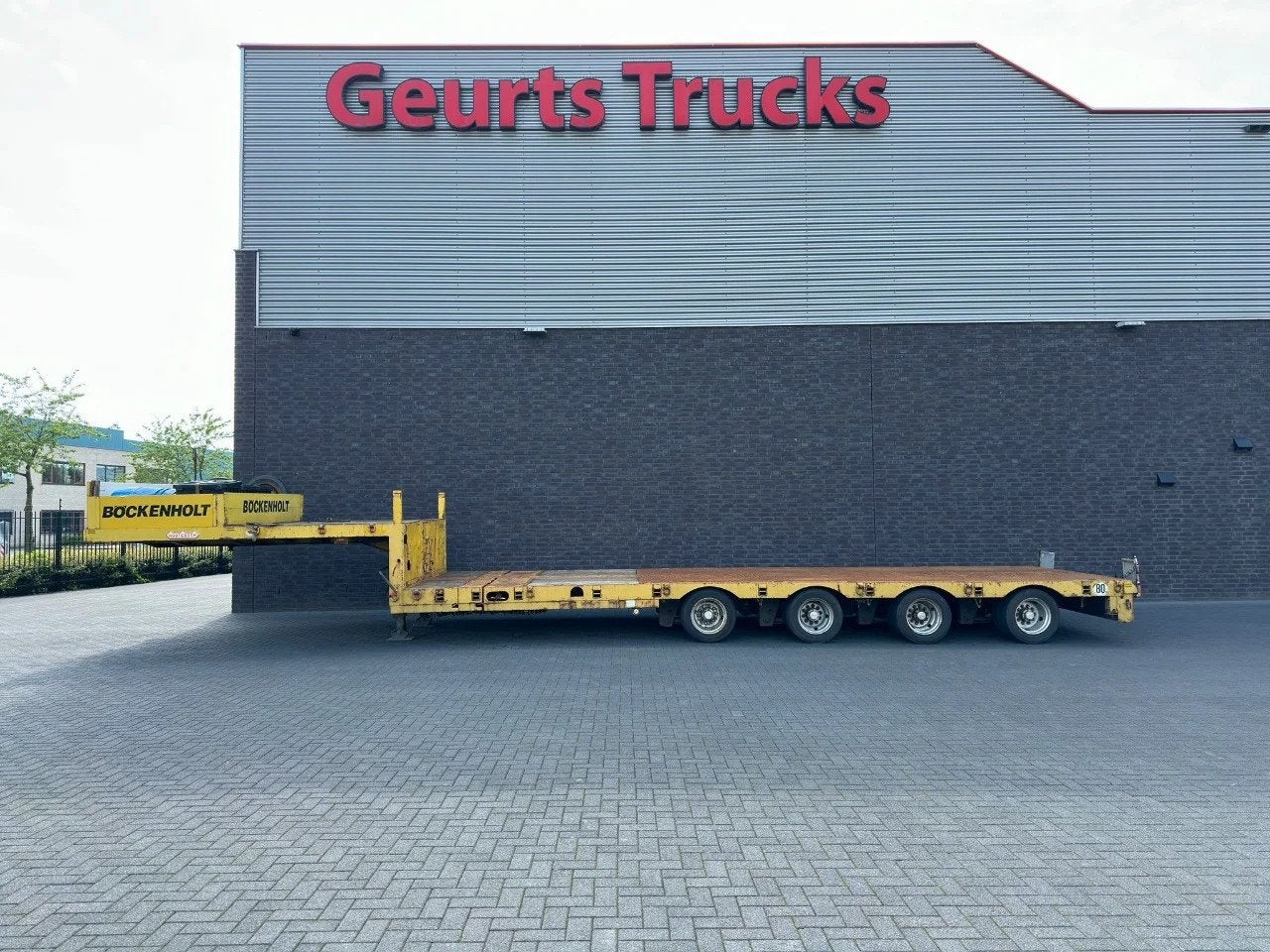 Nooteboom OSD-50-04-V EXTENDABLE SEMI DIEPLADER/TIEFLADER/LO, Overige brandstoffen, Geel, Bedrijf, Aanhangers en Opleggers