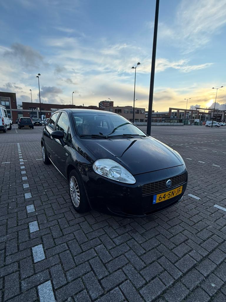 Fiat Punto 1.4 5DR 2006 Zwart, Ophalen of Verzenden, Gebruikt, Fiat