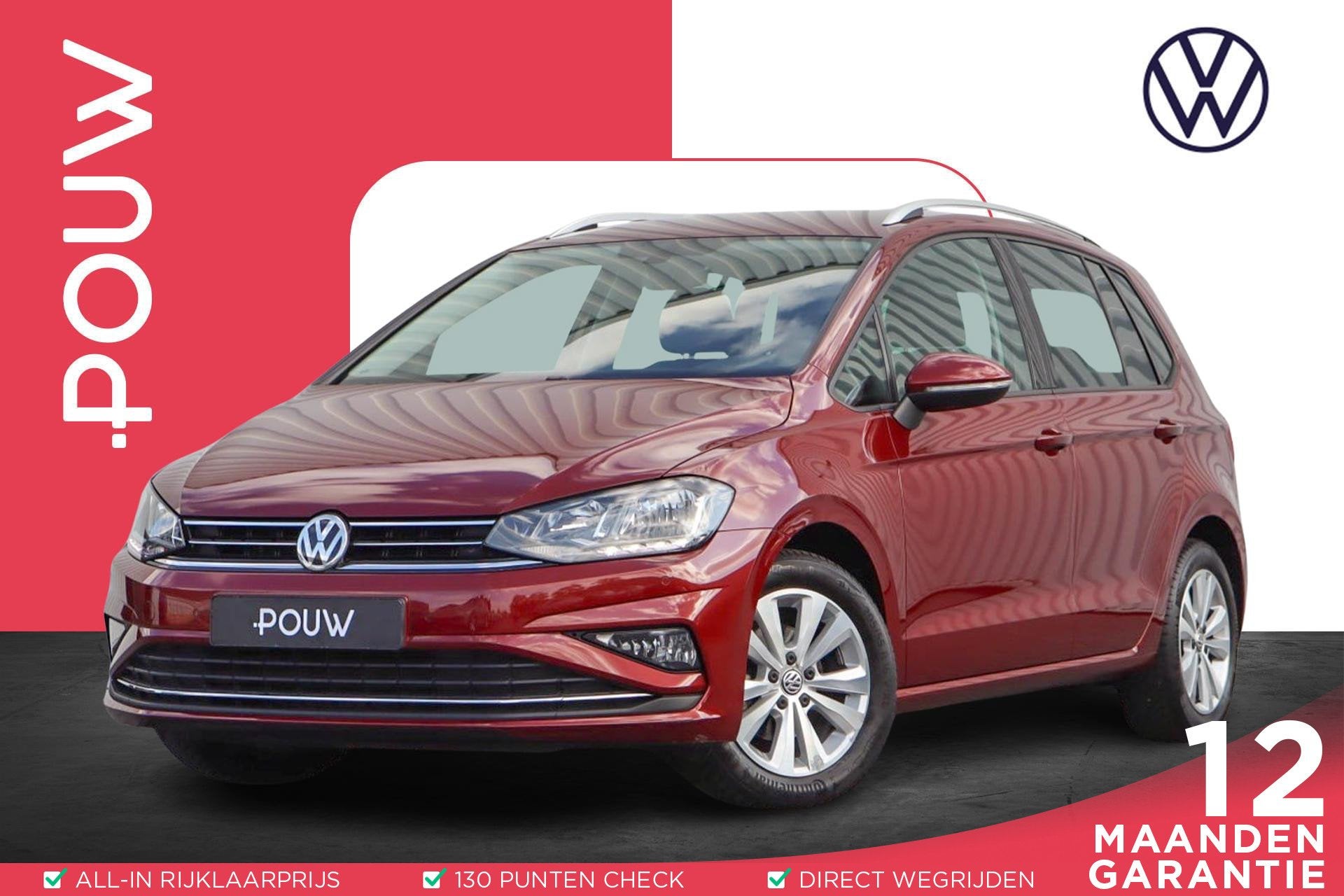 Volkswagen Golf Sportsvan 1.0 TSI 110pk DSG Comfortline | Tr, Auto's, 12 maanden, Stof, Gebruikt, Bedrijf