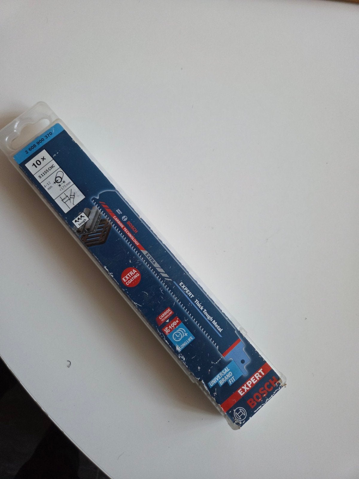 Bosch EXPERT Reciprozaagbladen S1155CHM - 10 stuks, Doe-het-zelf en Verbouw, Ophalen, Nieuw, Reciprozaag, Bosch