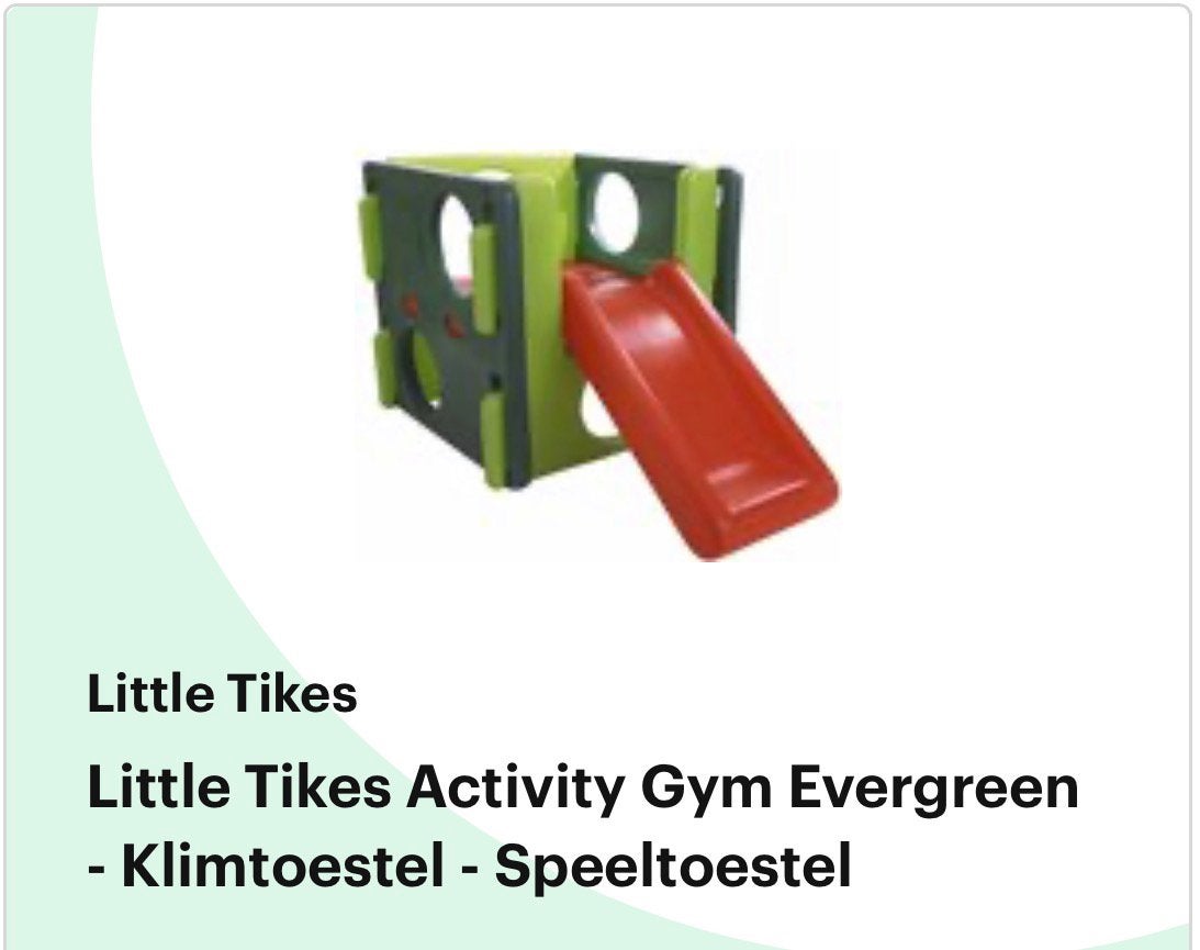 Little Tikes glijbaan en klimtoestel. Zeer goede staat!, Kinderen en Baby's, Speelgoed | Buiten | Speeltoestellen, Ophalen, Zo goed als nieuw
