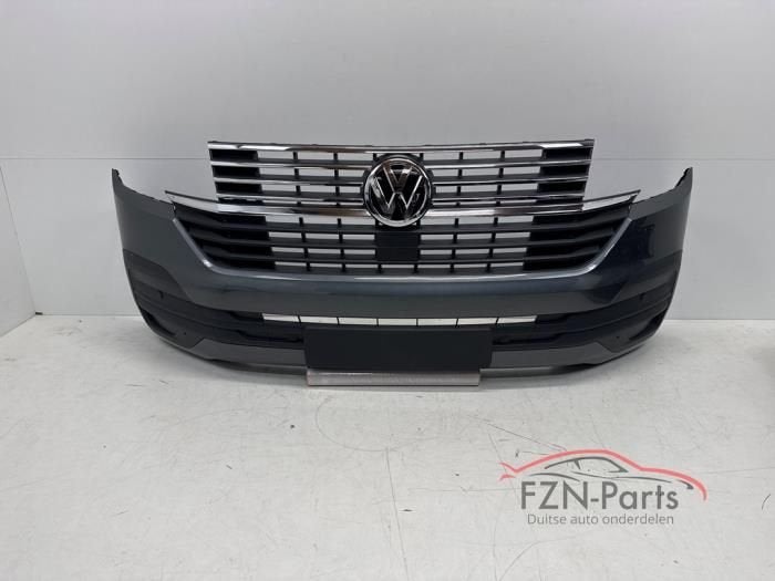 VW Transporter T6.1 Voorbumper 4PDC LR7H, Ophalen of Verzenden, Gebruikt, Voor, Bumper