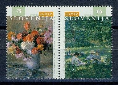 CEPT Slovenië 142/43 1996 postfris, Ophalen of Verzenden, Postfris, Overige thema's