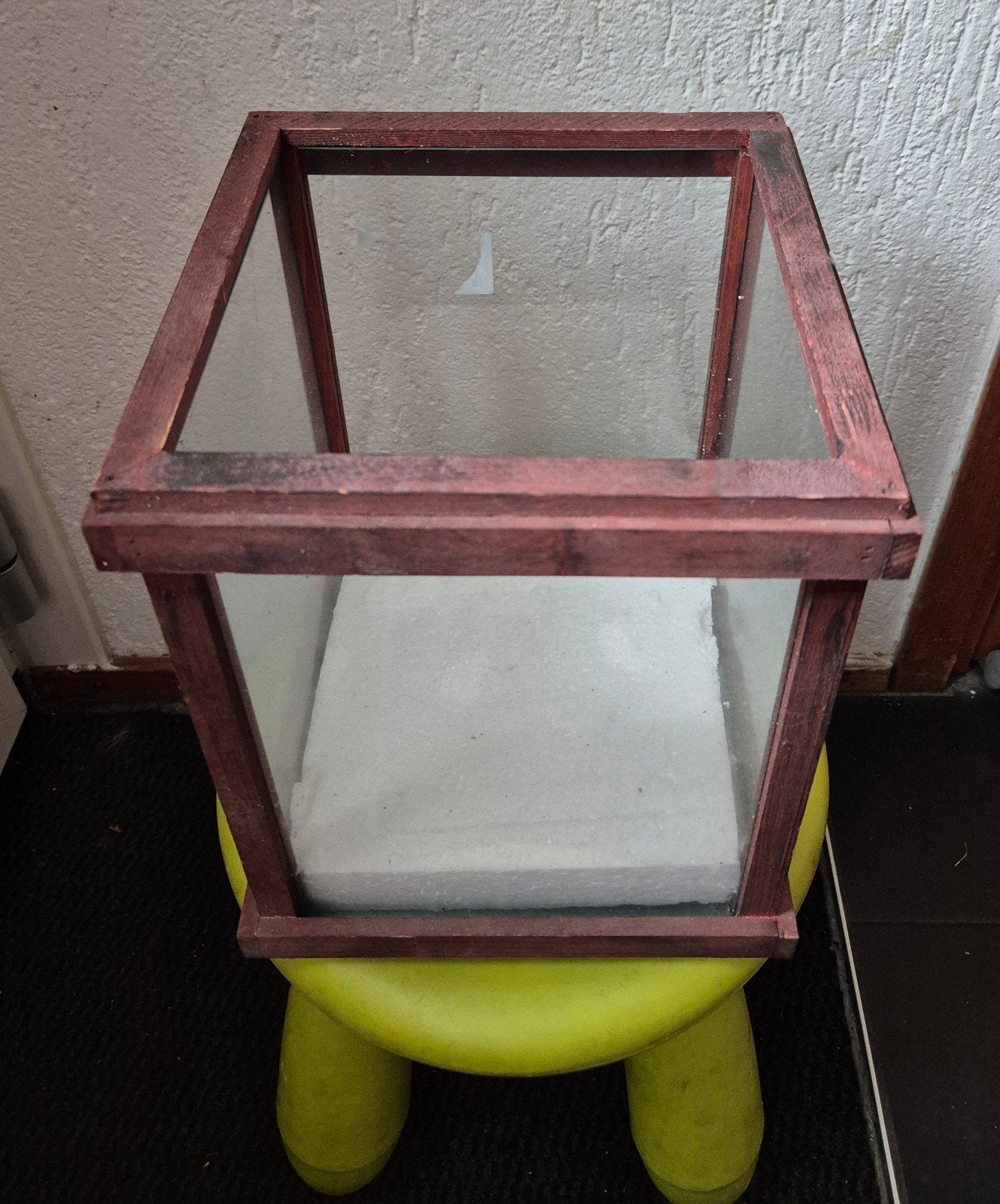 Windlicht - lantaarn - vitrinebox - tafelvitrine, Ophalen of Verzenden