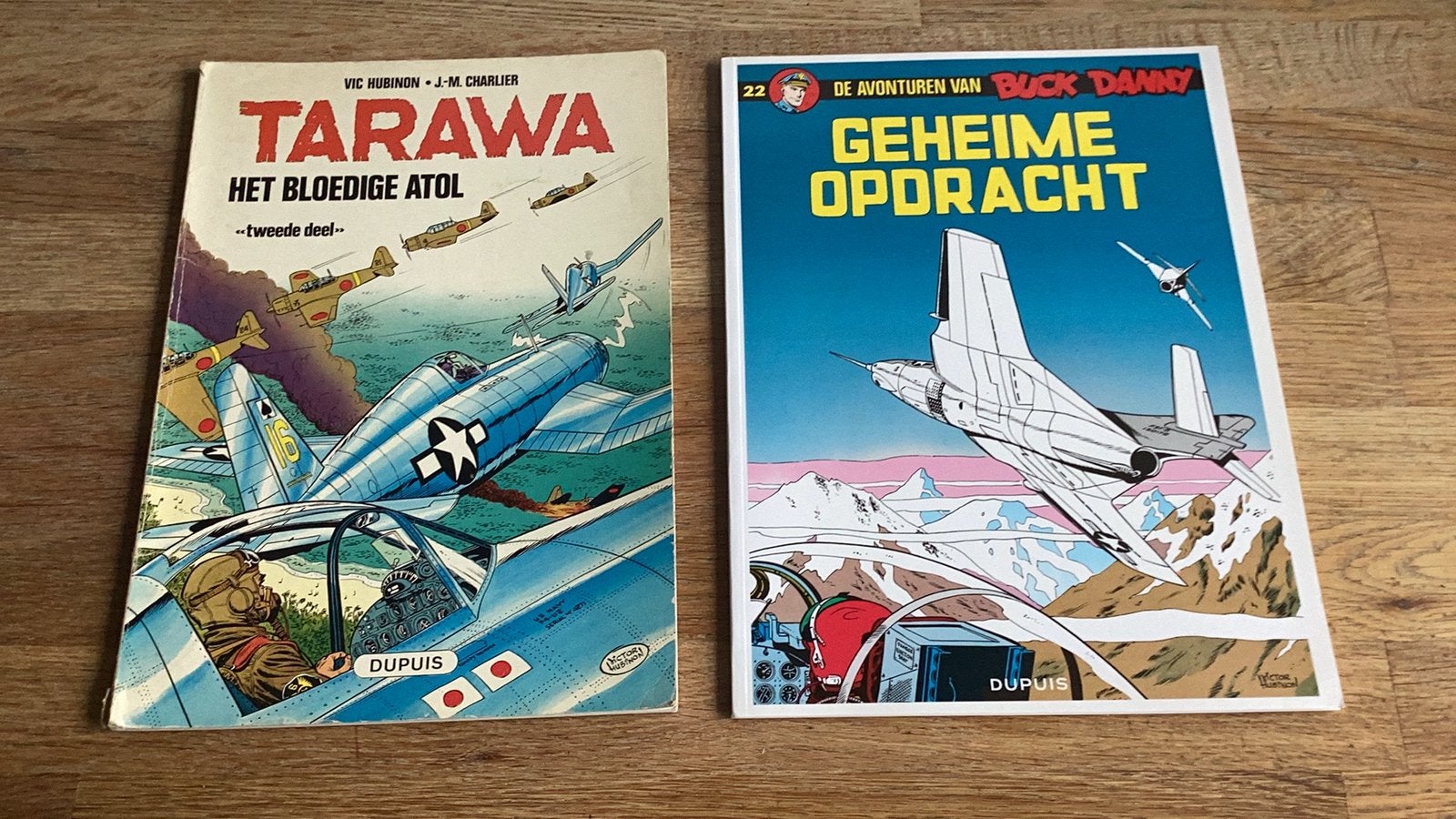 Buck Danny nr 22 + Tarawa het bloedige atol deel 2 Ruilen?, Boeken, Stripboeken, Meerdere stripboeken, Ophalen of Verzenden, Gelezen