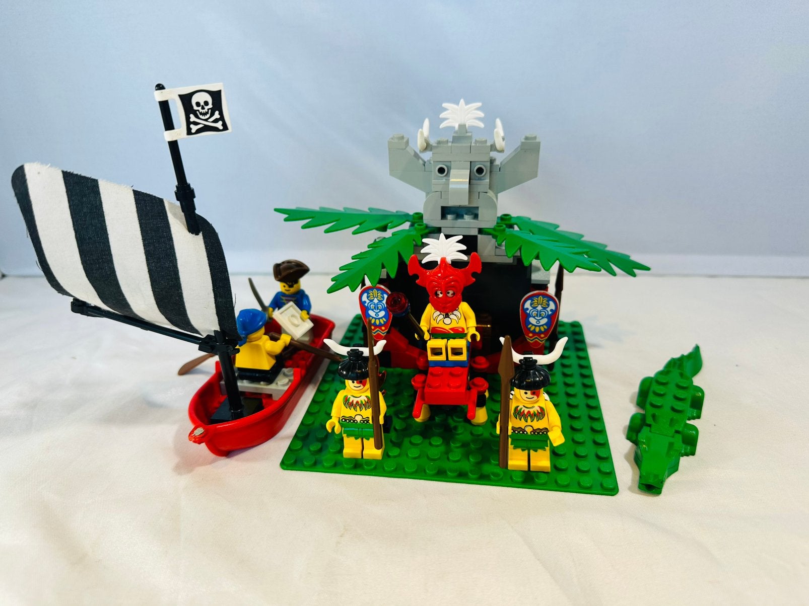 Lego 6262  King Kahuka's Throne, Gebruikt, Overige thema's, Lego, Compleet