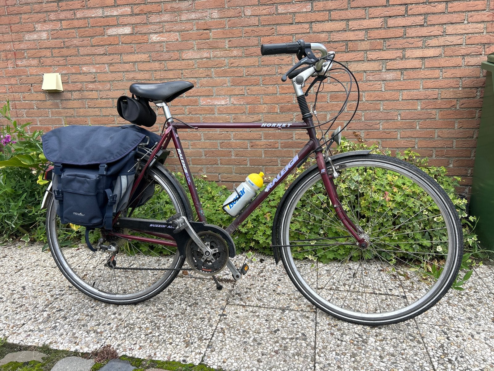 Raleigh Hornet vintage herenfiets met 7 versnellingen, Fietsen en Brommers, Overige merken, Gebruikt, Velgrem, Versnellingen