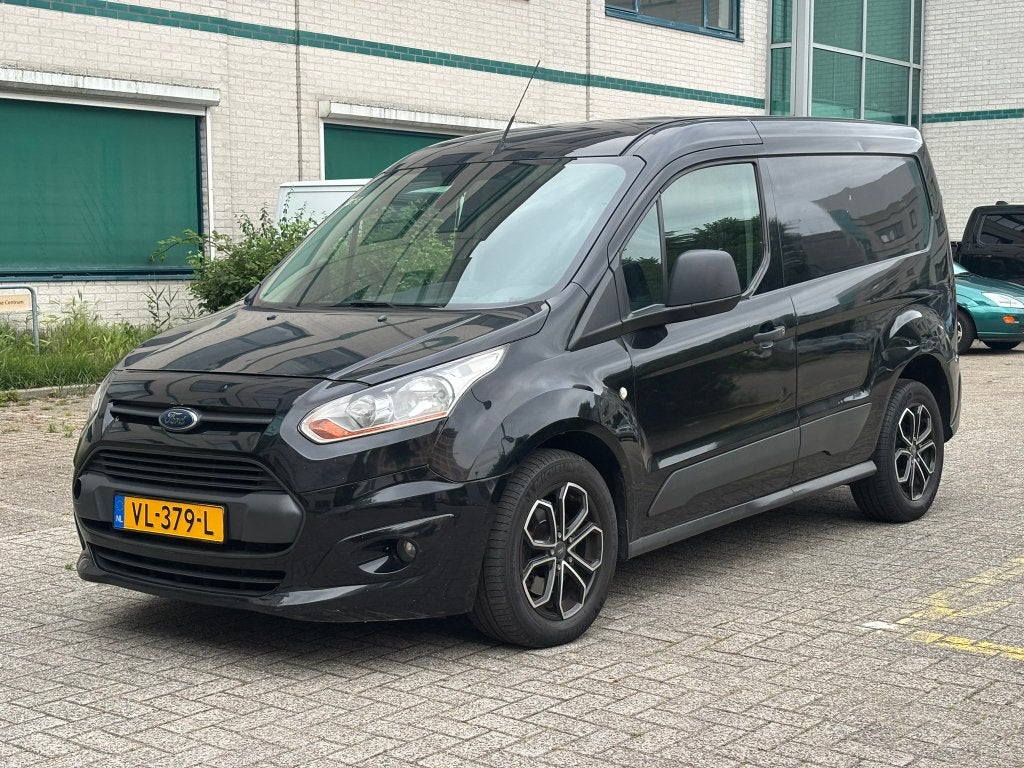Ford Transit Connect 1.6 Tdci 70KW 2015 Airco 3-zits, Euro 5, Stof, Zwart, Zwart
