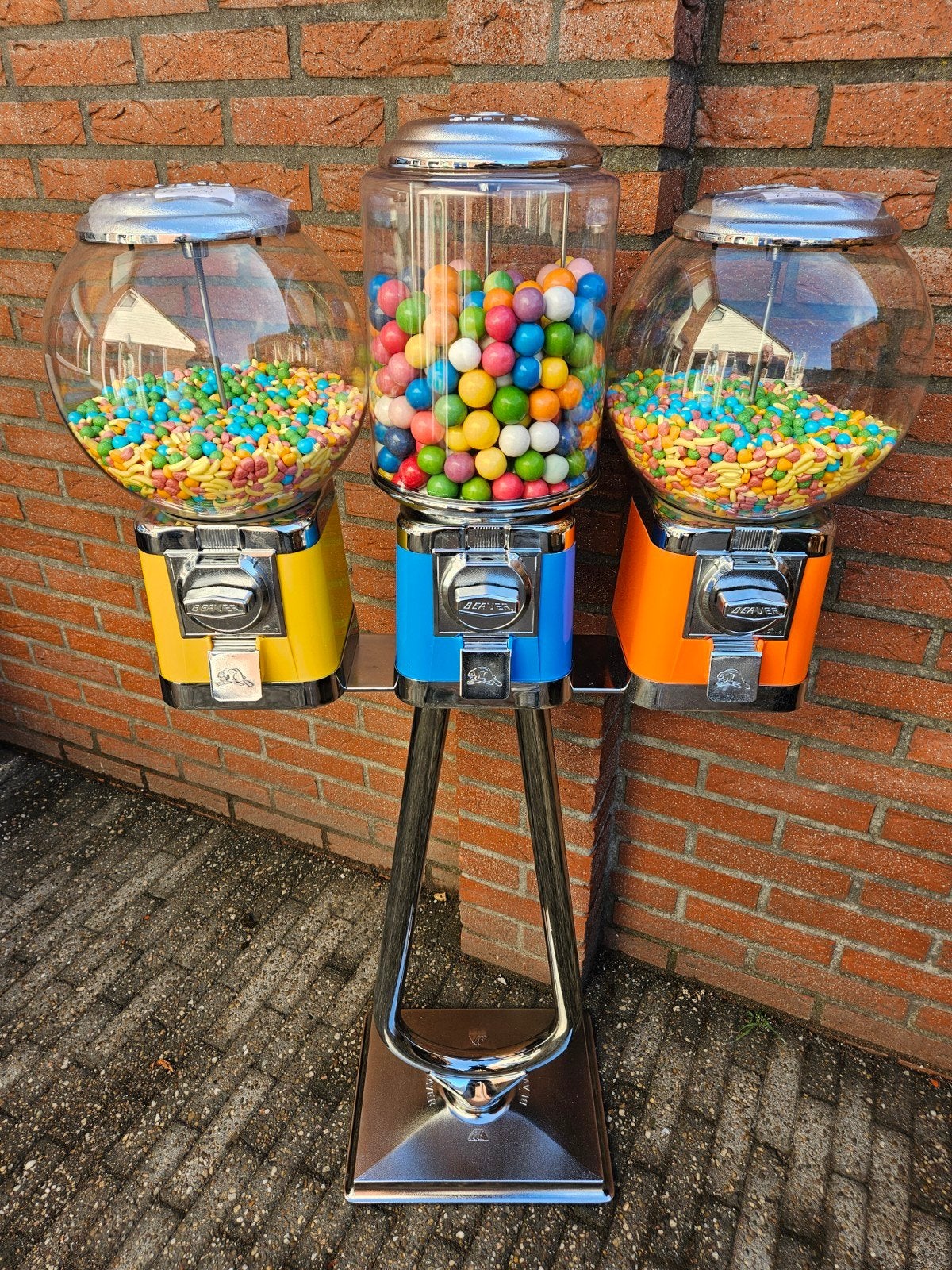 FIFTIES SIXTIES BEAVER CAPSULE / KAUWGOMBALLEN AUTOMATEN, Verzamelen, Ophalen, Zo goed als nieuw