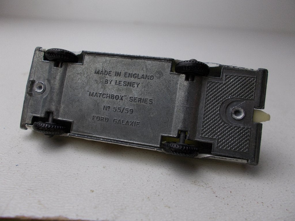 1966 Lesney Matchbox Nr. 55/59 FORD GALAXIE "POLICE" (-B-), Ophalen of Verzenden, Gebruikt, Auto, Lesney