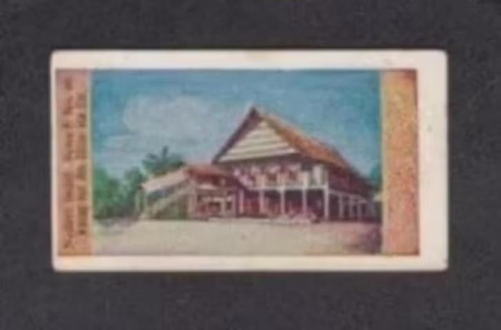 Albumplaatje Nederlands Indië Woning Sultan van Goa, Ophalen of Verzenden, Zo goed als nieuw