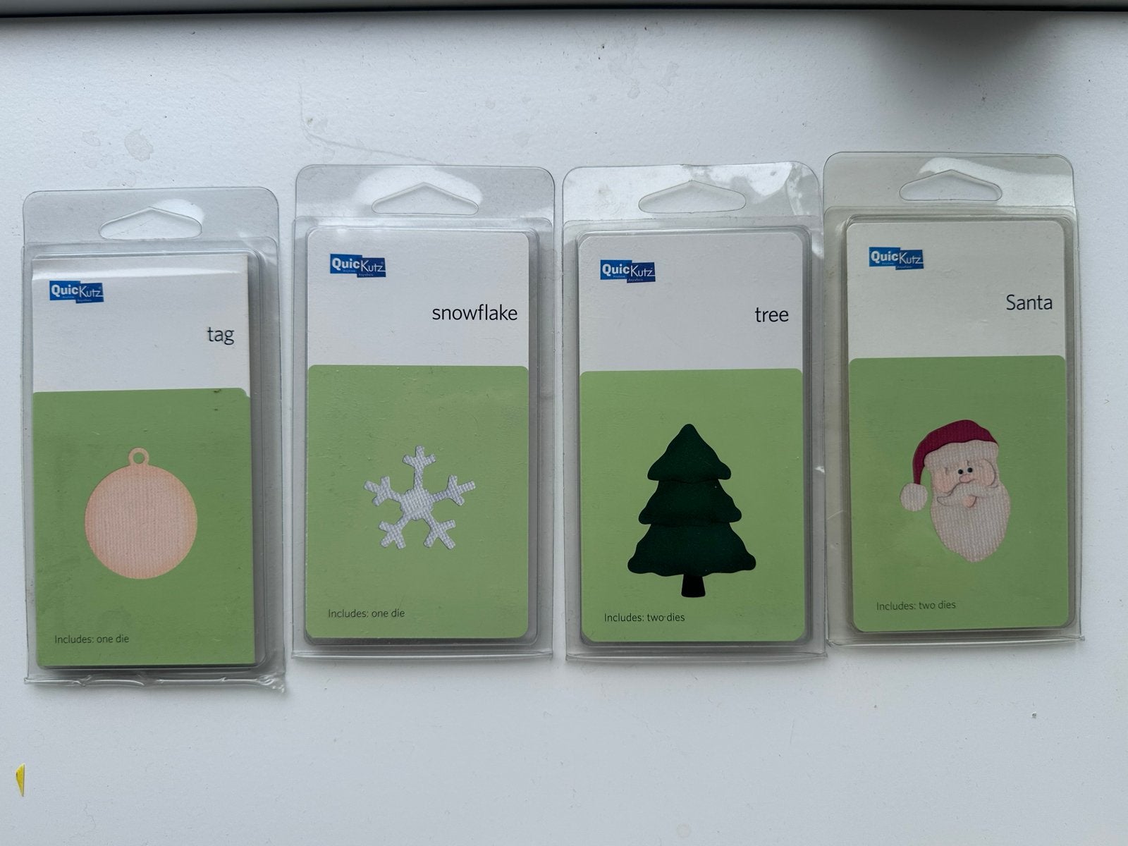 QuicKutz Kerst & Winter Mallen - Stansen en Embossing, Gebruikt, Gereedschap of Toebehoren, Grijs, Overige merken