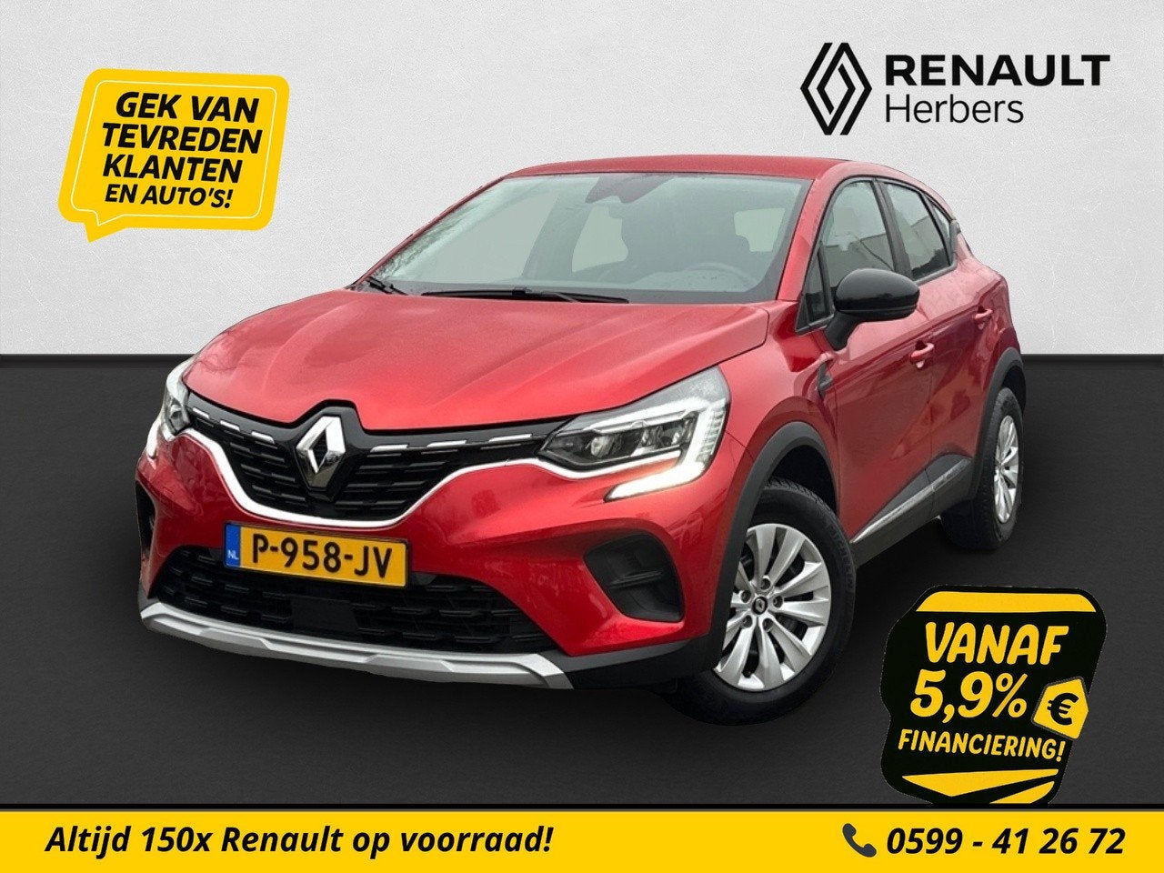 Renault Captur 1.3 TCe 140 Zen AUTOMAAT / NAVI / PDC / CRUIS, Stof, Gebruikt, Euro 6, 4 cilinders