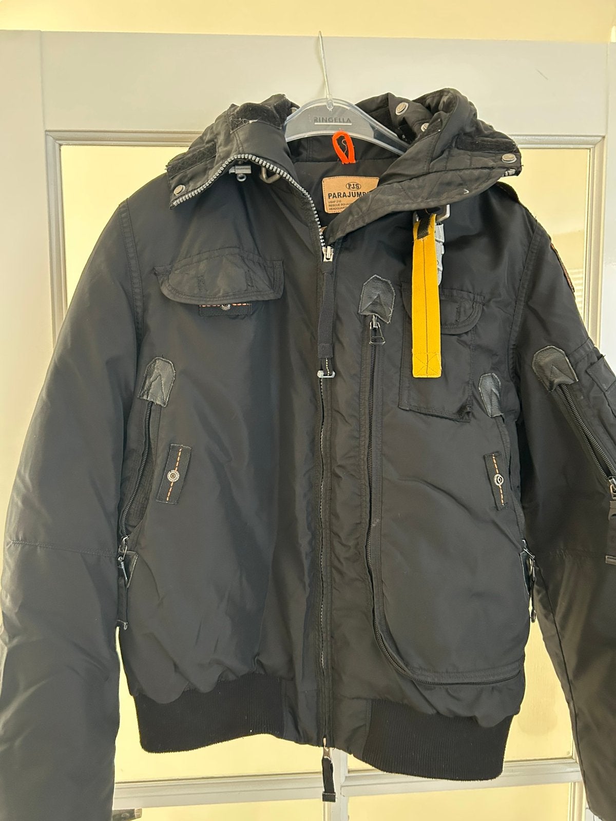 zwarte Parajumpers Gobi Bomberjack Masterpiece-collectie, Kleding | Dames, Ophalen of Verzenden, Gedragen, Zwart