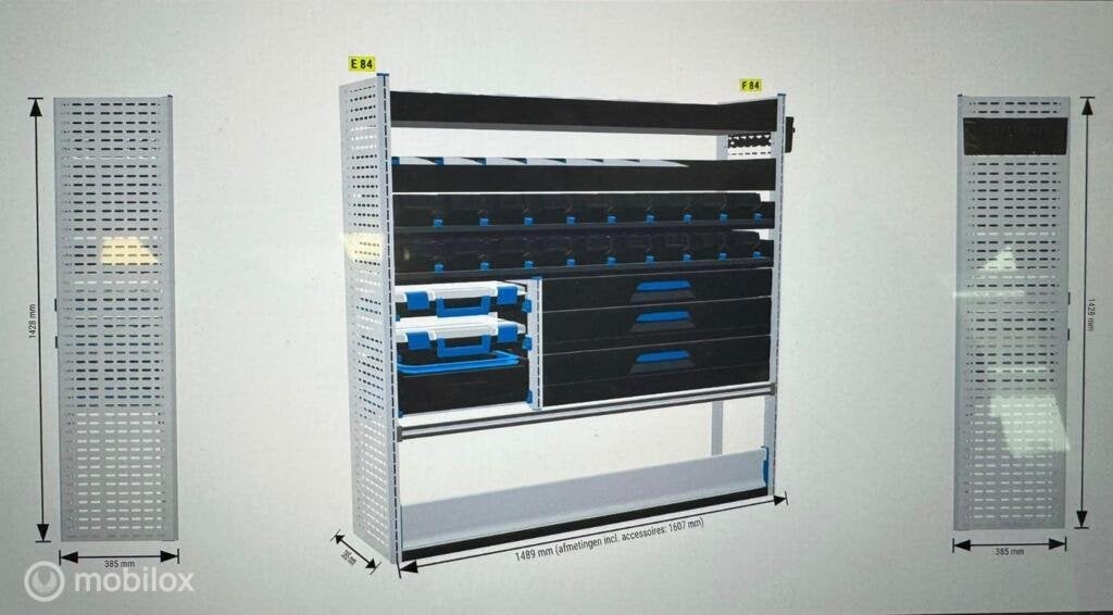 Sortimo set bedrijfswageninrichting L+R complete inrichting, Auto diversen, Overige Auto diversen, Ophalen of Verzenden
