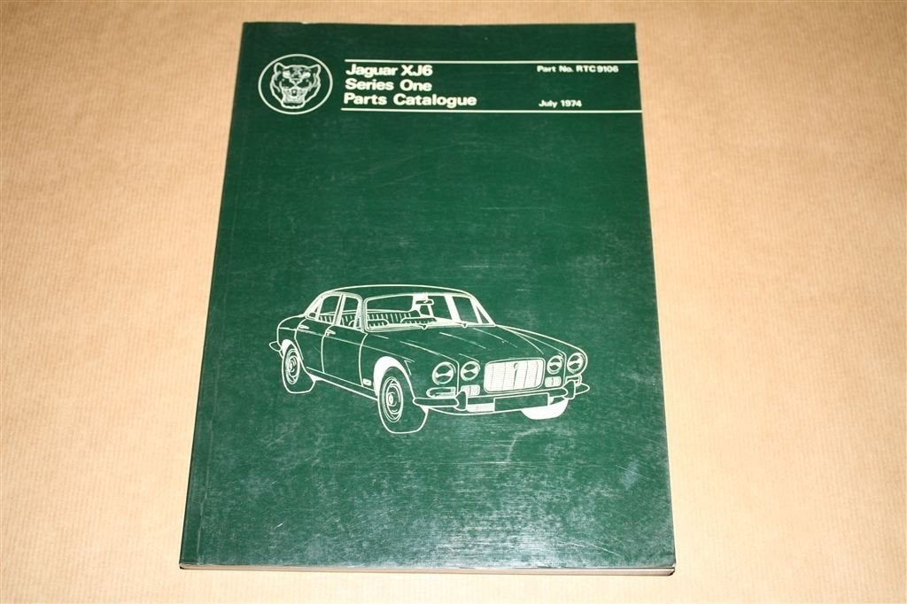 Jaguar XJ6 Series One - Parts Catalogue - 1974, Ophalen of Verzenden