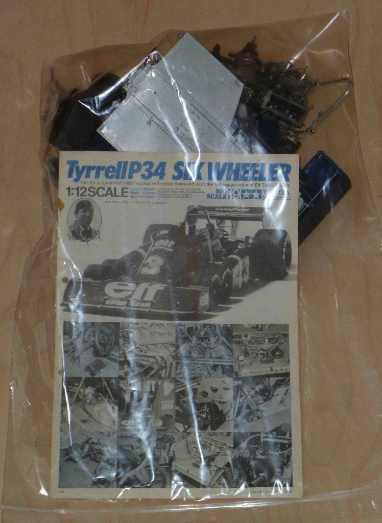 Tyrrell p34 six wheeler, Hobby en Vrije tijd, Modelbouw | Auto's en Voertuigen, Gebruikt, Auto, Groter dan 1:32, Ophalen of Verzenden