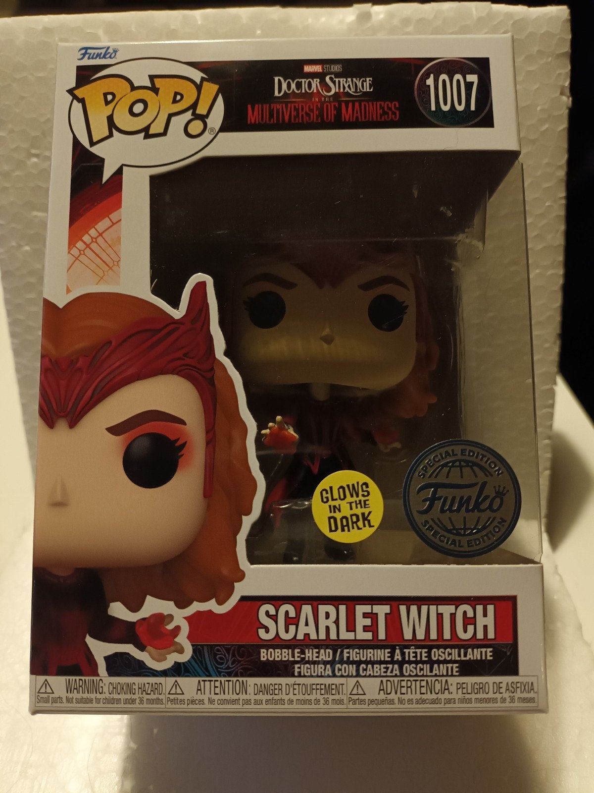 Funko Pop! Scarlet Witch #1007 Glows in the Dark Special Ed., Ophalen of Verzenden, Nieuw