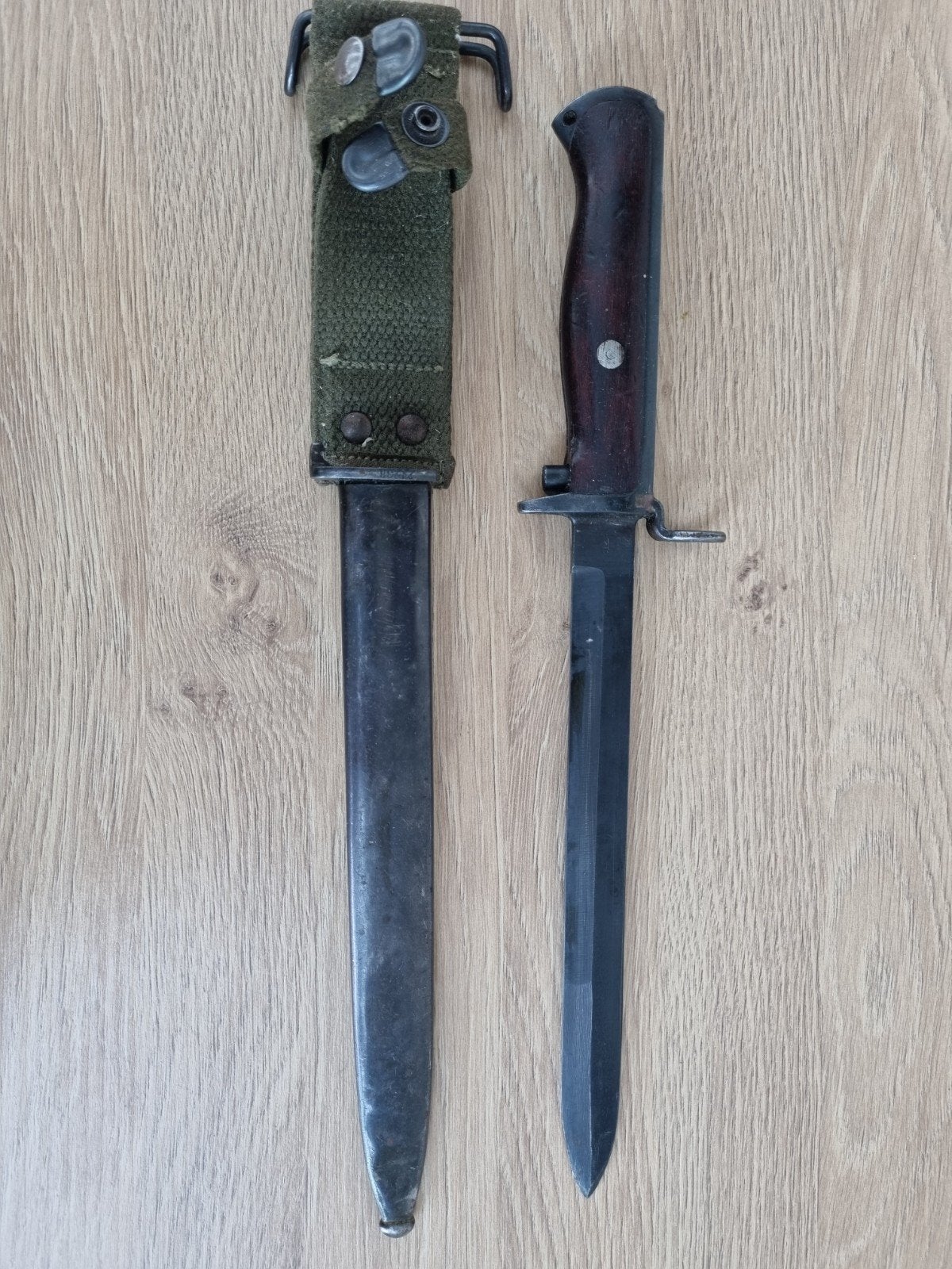 Noorse M1 bajonet, Verzamelen, Ophalen of Verzenden, Landmacht, Mes of Dolk