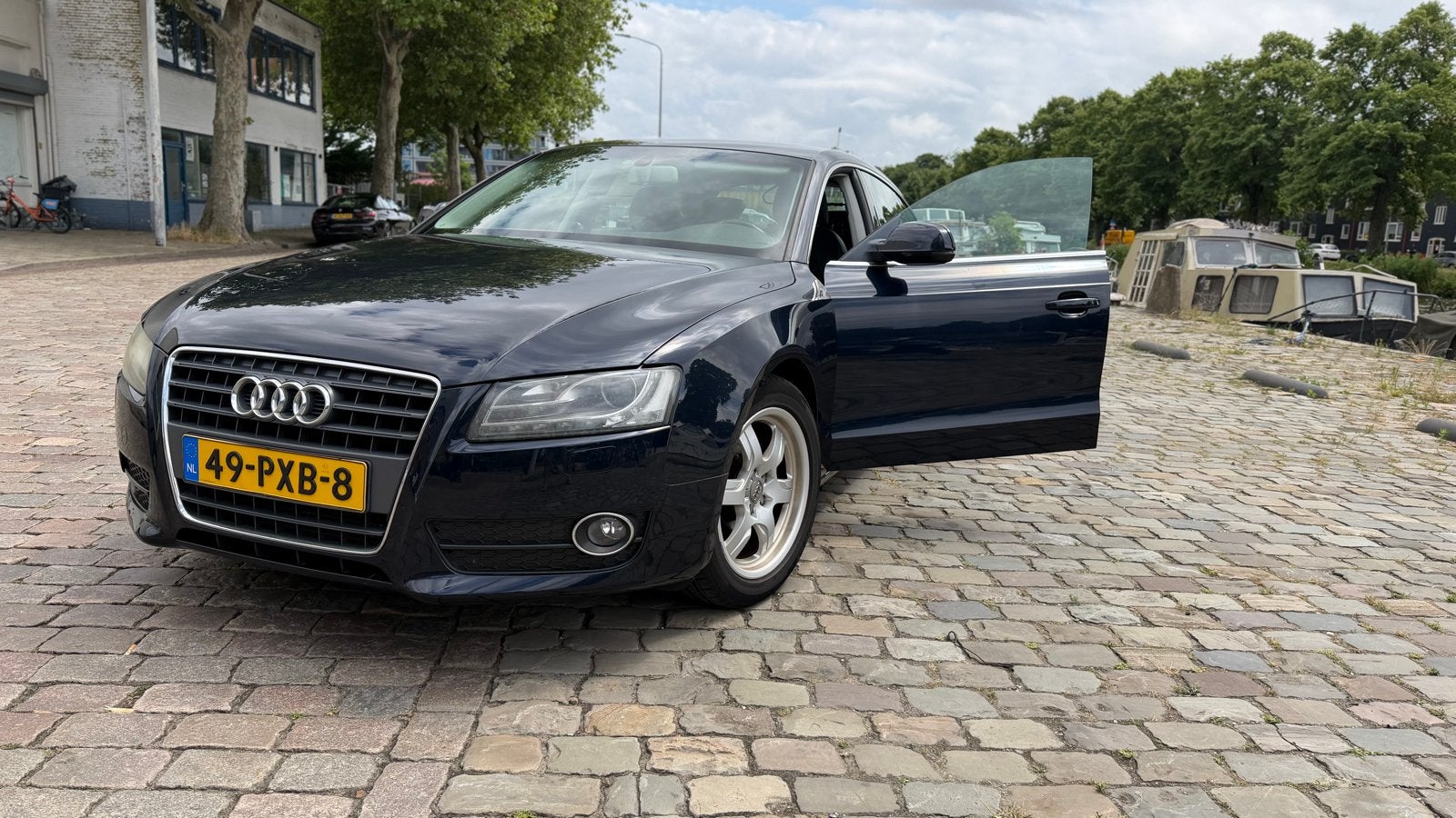 Audi A5 2.0 Tfsi 132KW Sportback M-tr 2011 Blauw, Auto's, Audi, 4 cilinders, 1984 cc, 1500 kg, 750 kg