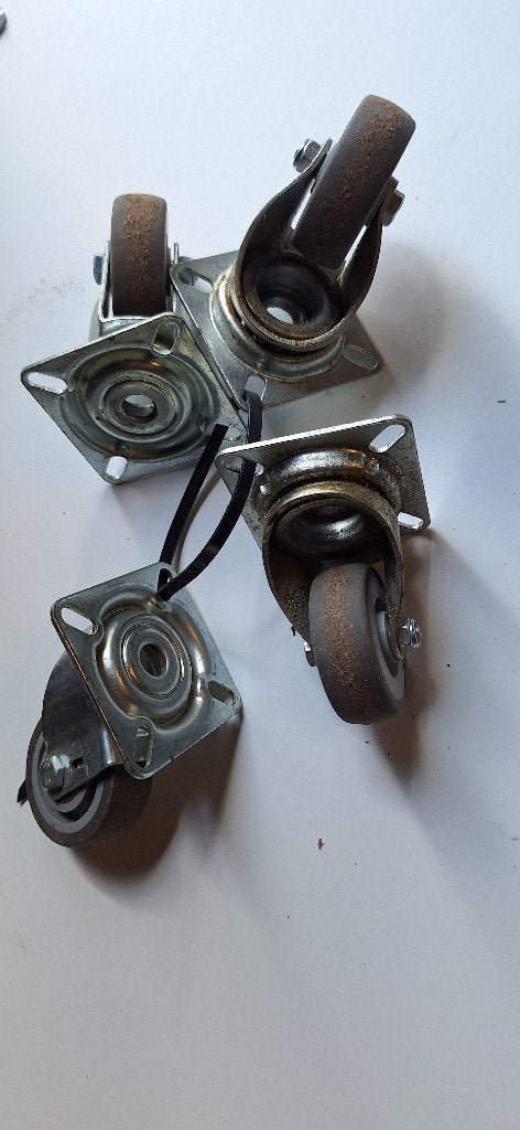 zwenkwielen 4x, Ophalen of Verzenden, Gebruikt