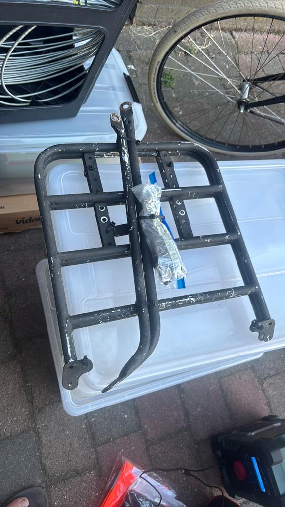Krattenrek, bagagedrager voor, Ophalen, Gebruikt