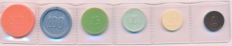 Nederland Ministerie van Oorlog – 1, 5, 10, 25, 100 en 500ct