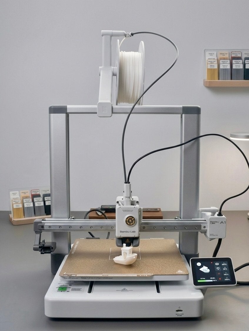 Bambu Lab A1 Combo 3D-printer met AMS lite, Computers en Software, 3D Printers, Ophalen, Ingebouwde Wi-Fi, Nieuw, Filament