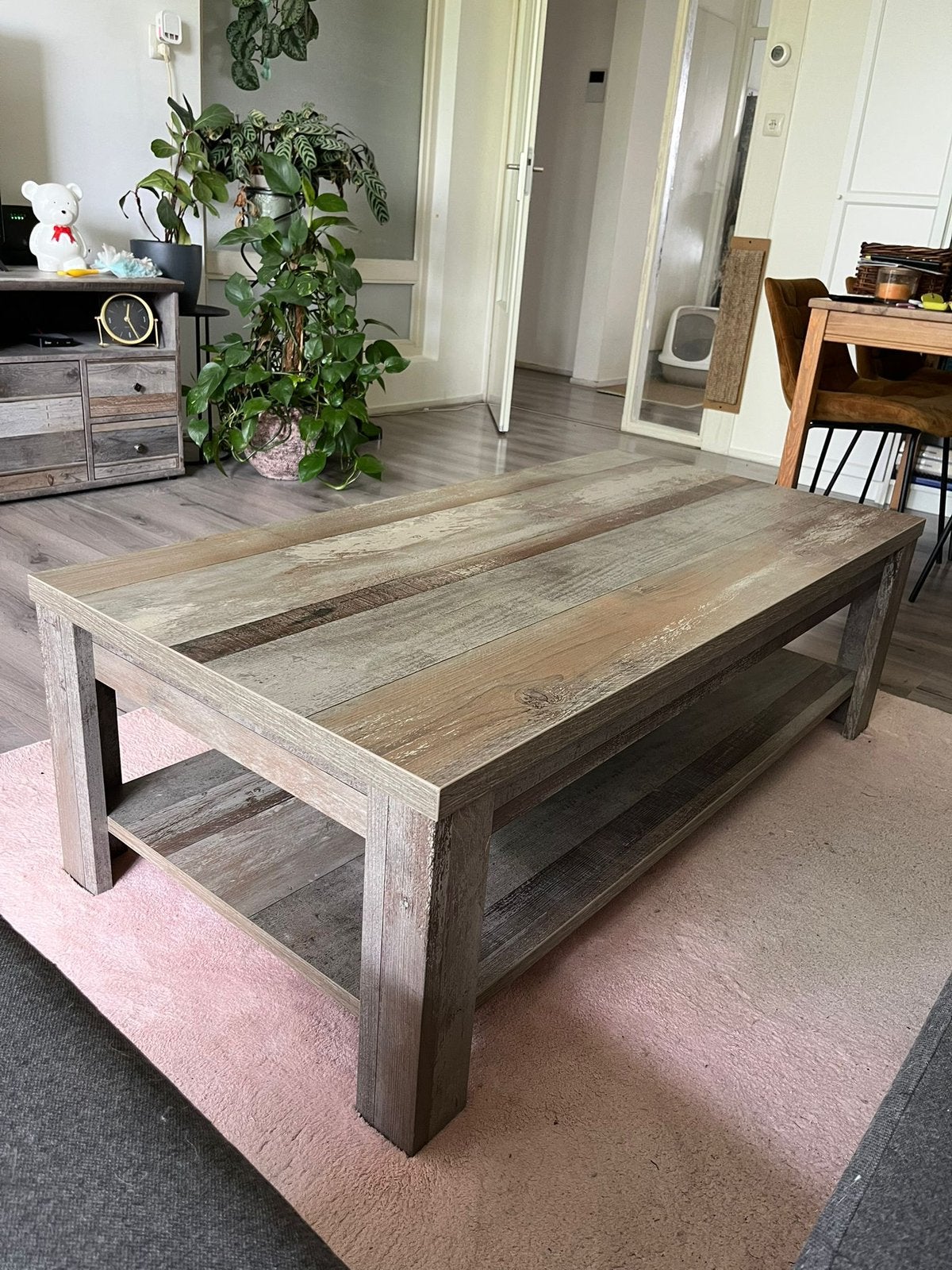 Salon tafel en tv meubel set of los!, Ophalen, Gebruikt, 100 tot 150 cm, 50 tot 100 cm