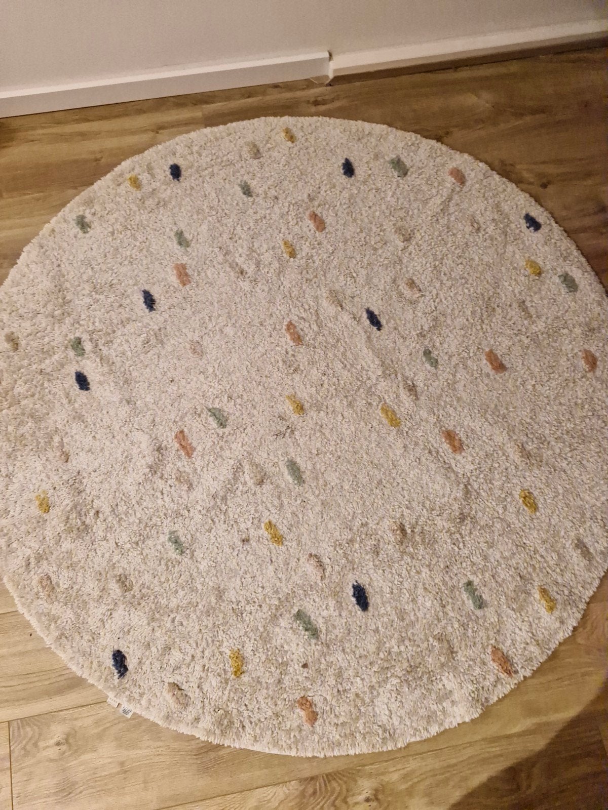 Zara Home rond kindertapijt - zo goed al nieuw!, Huis en Inrichting, Ophalen, Speels, Modern, Kinderkamer, Rond, Zo goed als nieuw