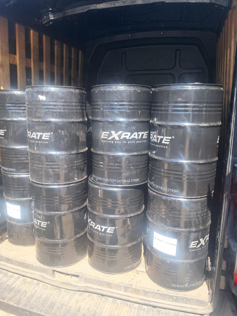 Olievaten drums van 60 liter, Minder dan 75 liter, Ophalen