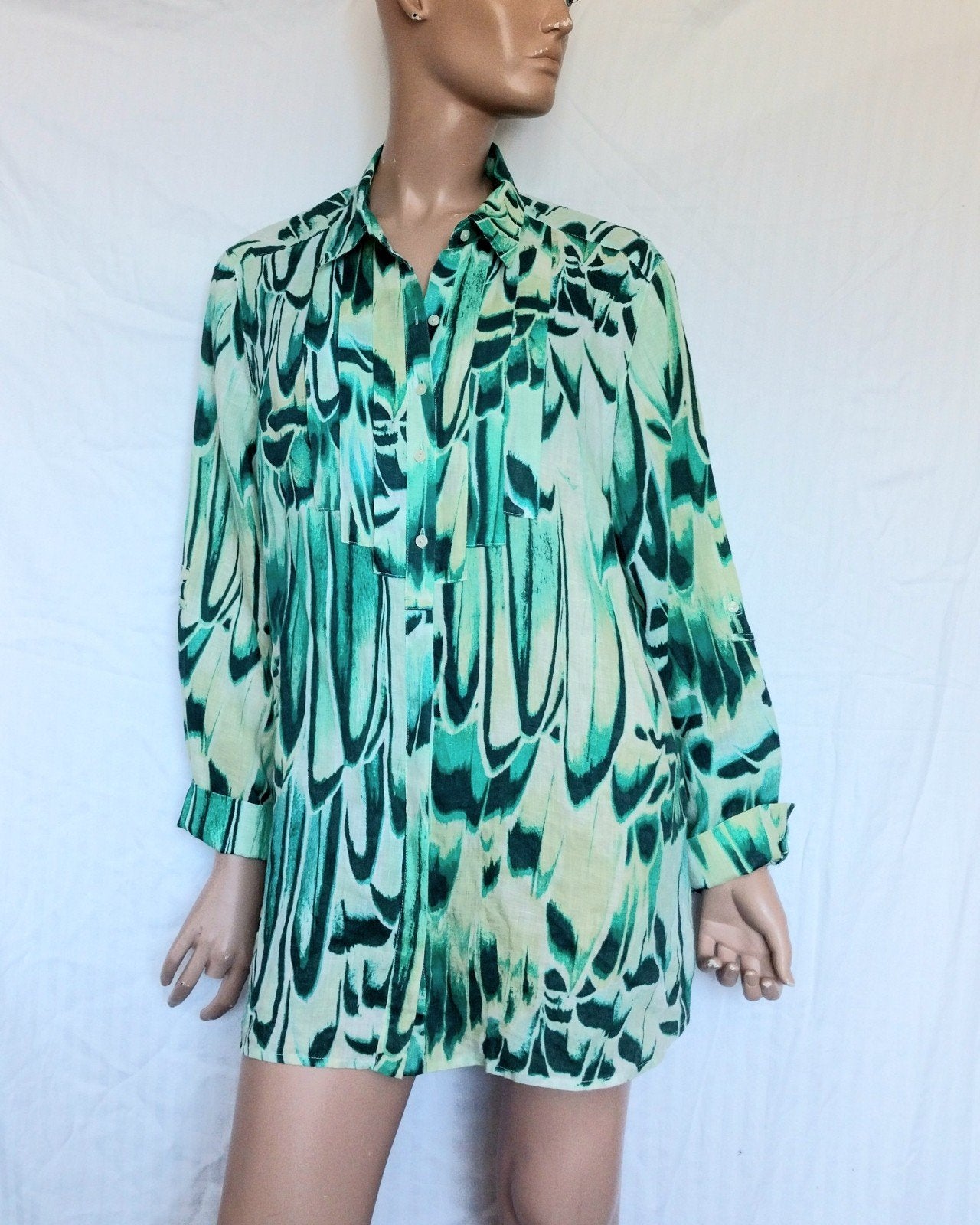 OLSEN LINNEN Blouse,  Maat 44 - 46, Ophalen of Verzenden, Zo goed als nieuw, Maat 42/44 (L), Overige kleuren
