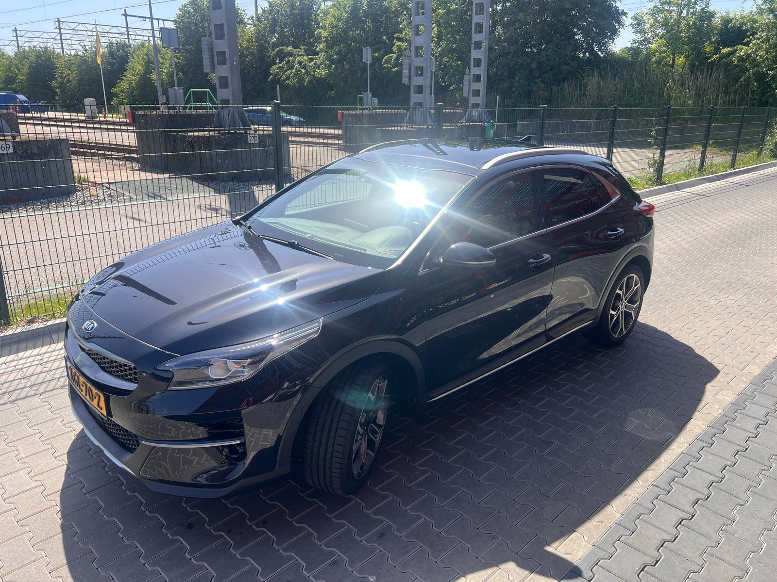Kia XCeed 1.6 T-gdi 204pk Dct7 2021 Zwart, Auto's, Kia, 4 cilinders, Leder en Stof, 14 km/l, Dealer onderhouden