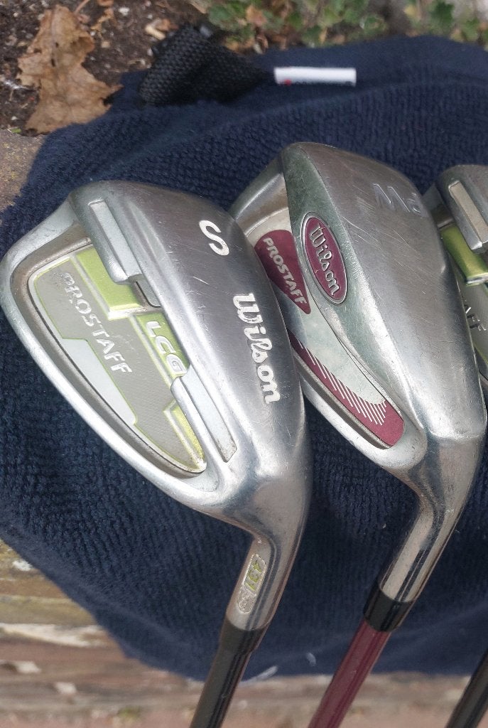 dames wilson prostaff 5 7 (9 met schade shaft) P en SW, Ophalen of Verzenden, Gebruikt, Club, Overige merken